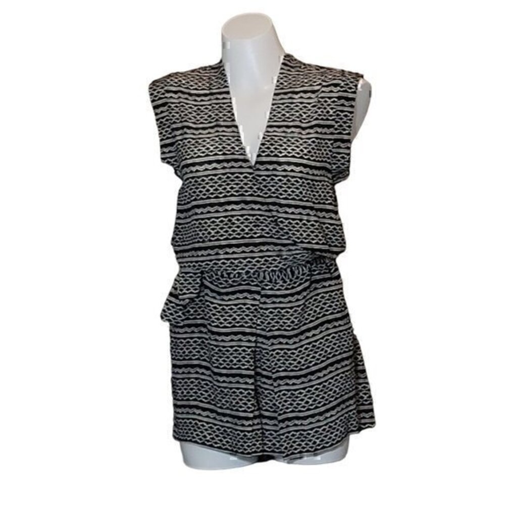 Madewell Silk Romper Jumpsuit L